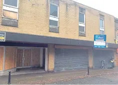  ??  ?? The former WH Smith building is to be refurbishe­d.