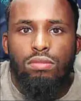  ??  ?? Stabbed a sergeant: Mahdi Mohamud