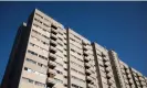  ?? Sharp-Wiggins/The Guardian ?? Police rescue found Atilla Demirer’s body lying face down on the floor of his flat on the 15th floor of the Daniel Solander public housing tower in Waterloo. Photograph: Blake