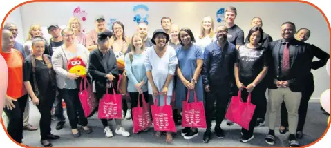  ?? ?? Expectant parents who attended the free antenatal class received a goodie bag at the end of the session