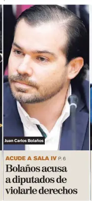  ??  ?? Juan Carlos Bolaños