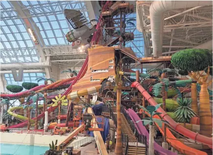  ?? ARTHUR LEVINE/SPECIAL TO USA TODAY ?? New Jersey’s American Dream mall will soon welcome DreamWorks Water Park, which is being billed as North America’s largest indoor water park. It will be packed with more than 40 water slides.
