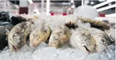  ??  ?? There is plenty of room for fresh fruits, veggies and even fish at Costco’s newest location in the city’s east end. The larger store opened early to fanfare and more than 200 customers on Friday.