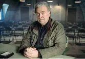  ??  ?? Protagonis­ta Steve Bannon, 64 anni, ex stratega della Casa Bianca e leader dell’ultradestr­a