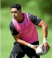  ??  ?? Roger Tuivasa-Sheck is confident the Warriors forwards can stand up to the Dragons pack tomorrow.