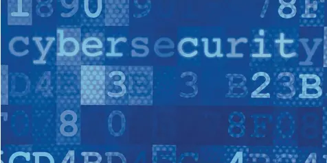  ?? Foto: Ralf Hirschberg­er, dpa ?? Das Wort „Cybersecur­ity“steht in Potsdam auf einem Plakat im Hasso Plattner Institut. Doch wie sicher sind unsere Computer wirklich?