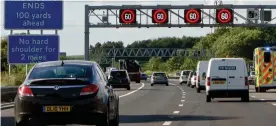  ??  ?? New limits ahead? Trials are expected on the M1 near Sheffield