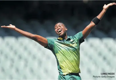 ?? Picture: Getty Images ?? LUNGI NGIDI