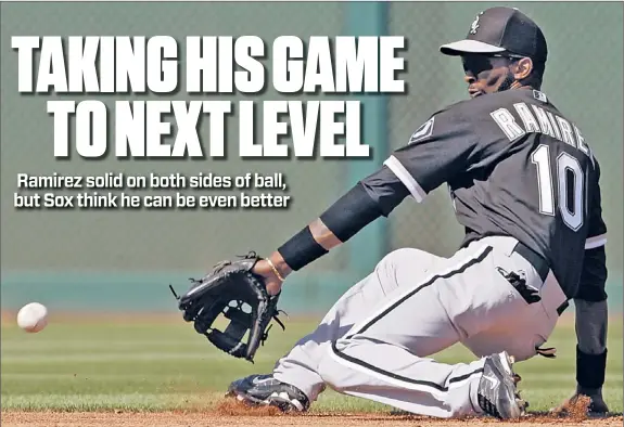  ?? | MARK DUNCAN~AP ?? Sox shortstop Alexei Ramirez committed a career-low 12 errors last season, but he has been working on paying attention to detail all spring.