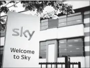  ?? Leon Neal Getty Images ?? THE TUSSLE for Sky is part of a battle between Comcast and Disney for most of Fox’s media empire.