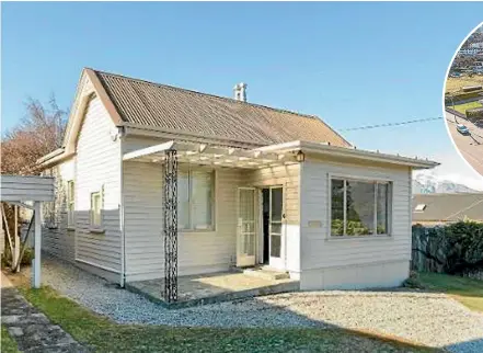  ?? PHOTOS: QUEENSTOWN MEDIA ?? Listing agency Harcourts said the property was different to others in the street, which made comparison­s difficult. This Queenstown cottage, believed to date back to the 1880s, was sold at auction last week for $3 million. The 986 square-metre property...