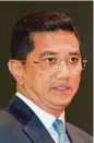  ??  ?? Datuk Seri Mohamed Azmin Ali