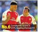  ??  ?? No.6
Community Shield in 2015, beating Chelsea 1-0