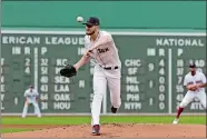  ?? STEVEN SENNE/AP PHOTO ?? Chris Sale of the Boston Red Sox delivers a pitch against the Texas Rangers last week in Boston. It was announced Monday that Sale, for the second straight season, will start the All-Star Game.