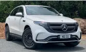  ?? DAVID LINKLATER/STUFF ?? Top medium SUV: The EQC 400 is clearly a Mercedes-benz SUV and yet still something different.