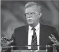  ??  ?? John Bolton, këshilltar i Sigurisë Kombëtare në Shtëpinë e Bardhë