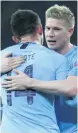  ??  ?? De Bruyne says City are in top form