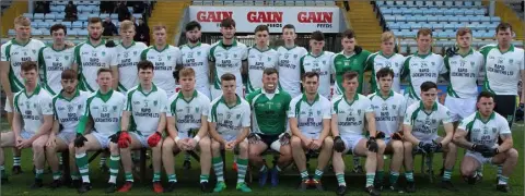  ??  ?? The Crossabeg-Ballymurn crew before their seventh county football final appearance in eight years on Saturday.