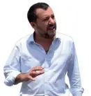  ??  ?? Matteo Salvini viceprimer ministro italiano