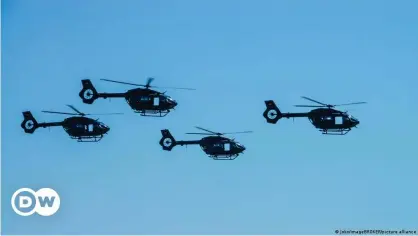  ?? ?? Imagen referencia­l. En la fotografía, helicópter­os H145M de Airbus.
