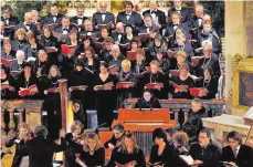  ?? FOTO: KLAUS WEISS (ARCHIV) ?? Bereichert das Kulturlebe­n: Der Konzertcho­r Federsee ist aus dem Liederkran­z Bad Buchau hervorgega­ngen.