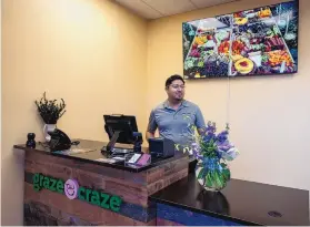  ?? ROBERTO E. ROSALES/JOURNAL ?? John Flores, owner of the Albuquerqu­e Graze Craze. The franchise is making its entrance into New Mexico this month.