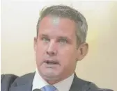  ?? ANDREW HARNIK/AP ?? Former Rep. Adam Kinzinger, R-Ill., says he is “determined to play a role in our recovery from a devastatin­g political war.”