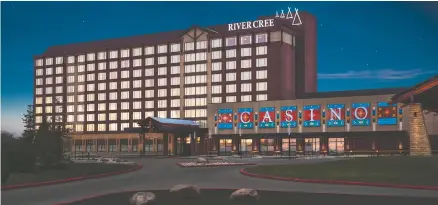  ??  ?? This year River Cree renovated its entire main-floor casino to be 100 per cent smoke-free, and opened a new, 27,000-sq-ft smoker-friendly expansion called EMBERS.