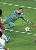  ?? AP ?? Keylor Navas se mostró seguro en la final ante el Liverpool.