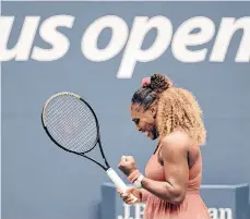  ?? /EFE. ?? La menor de las hermanas Williams se instaló en la antesala de la final del Abierto de EE.UU. por undécima vez seguida.