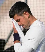  ?? Darko Vojinovic/Associated Press ?? Novak Djokovic has asked American authoritie­s for special permission to enter the United States to play tennis tournament­s in California and Florida despite being unvaccinat­ed against the coronaviru­s, the top-ranked Serb said Wednesday.