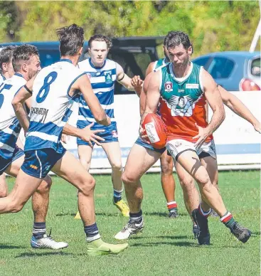  ?? Picture: RICHARD NICHOL ?? VETERAN BACK: South Cairns’ Daniel Lock makes his return against Port Douglas.