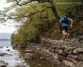  ?? ALEX TREADWAY/GETTY IMAGES ?? Have you experience­d the freedom of running by feel yet?