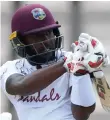  ??  ?? Jermaine Blackwood chipped in with 95 runs in the chase