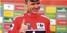  ?? Foto: afp ?? Wieder auf Platz eins: Chris Froome gewinnt die Vuelta.