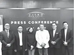  ??  ?? (From L-R) ePLDT Chief Informatio­n Security Officer Angel Redoble, ePLDT Group Chief Technology Officer Dave Simon, ePLDT Group SVP and Chief Operating Officer Nerisse Ramos, PLDT Group EVP and Chief Revenue Officer and ePLDT President and CEO Eric R....