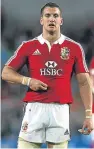  ??  ?? Sam Warburton is still the bookies’ favourite to captain the Lions despite an injury setback.