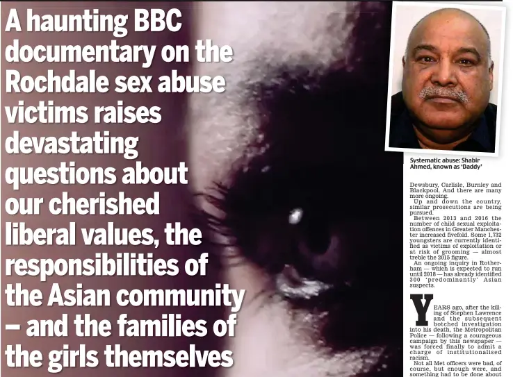  ??  ?? Systematic abuse: Shabir Ahmed, known as ‘Daddy’