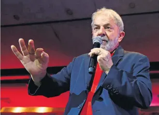  ?? NILTON FUKUDA/ESTADÃO–18/1/2018 ?? Alegação. Para advogados de Lula, crimes de corrupção e lavagem de dinheiro prescrever­am