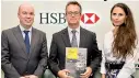  ??  ?? From left: HSBC Sri Lanka and the Maldives Wholesale Banking Head Stuart Rogers, HSBC Sri Lanka and the Maldives CEO Mark Prothero and Oxford Business Group Country Director Sri Lanka Chantal Hesp