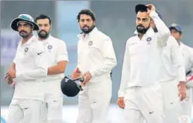  ?? BCCI ?? Under Virat Kohli, India have equalled the record of nine consecutiv­e Test series victories.