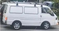  ??  ?? The woman was allegedly taken hostage in this van at Nerang.