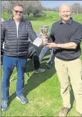  ??  ?? Michael Longmore (right) won the John Hogben Trophy