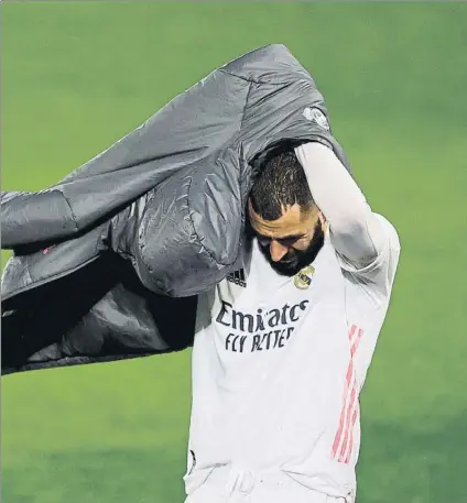  ?? FOTO: EFE ?? La ausencia de Benzema en Bérgamo deja al Madrid huérfano de gol en la ida de los octavos de la Champions.