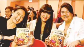  ??  ?? From left: Jean Garcia, Melissa Ricks and Arlene Muhlach