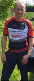  ??  ?? Paul Bolger of Slaney Cycling Club