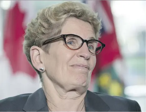  ?? CRAIG ROBERTSON ?? Ontario Premier Kathleen Wynne says the labour system needs an overhaul to protect workers. But in reality, no regard has been given to the harmful impact on businesses, writes Howard Levitt.
