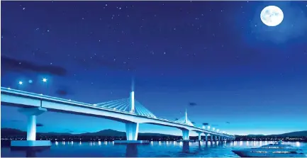  ?? LANAODELNO­RTE.GOV.PH ?? A DIGITAL RENDITION of the Panguil Bay Bridge project.