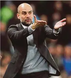  ??  ?? Pep Guardiola