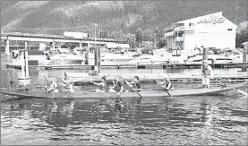  ?? Special to The Herald ?? This antique dragonboat, made of teak, will be on display all weekend at Skaha Lake Park during the 17th annual Penticton Dragonboat Festival.